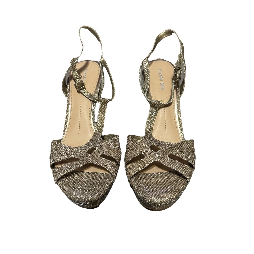 Gianni Bini Gold High Heels Women's Size 10